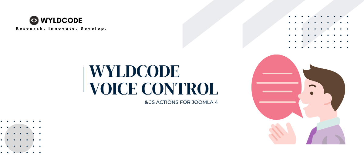 WyldCode Voice Control For Joomla