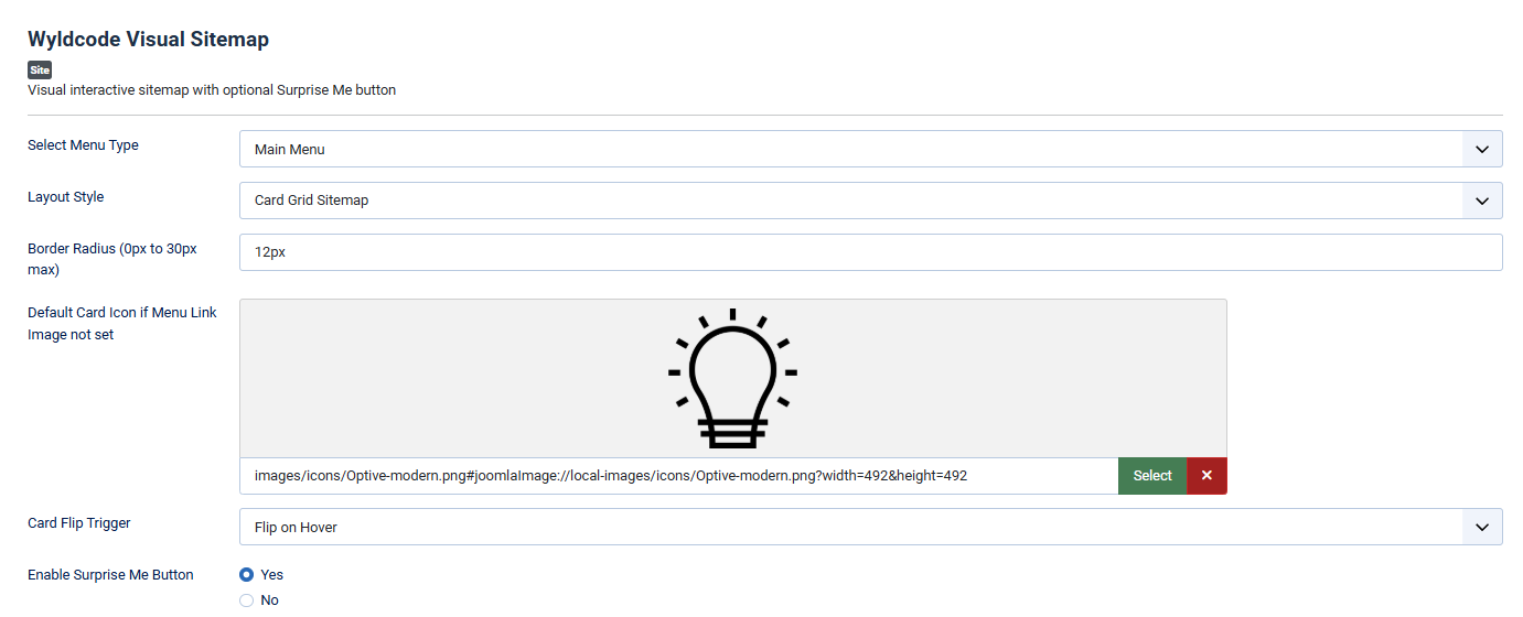 Wyldcode Visual Sitemap For Joomla