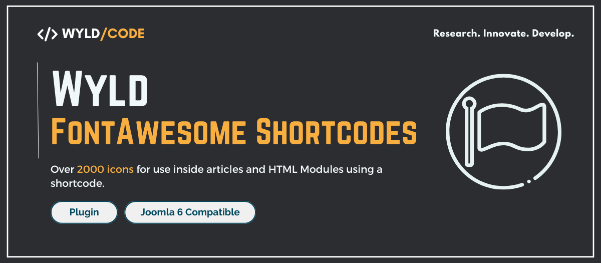 Joomla Content Shortcodes for FontAwesome