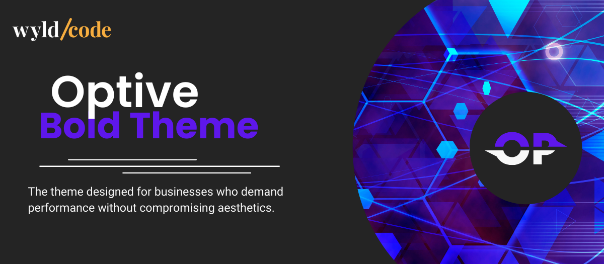 Optive Bold - A Clean & Fast React Theme